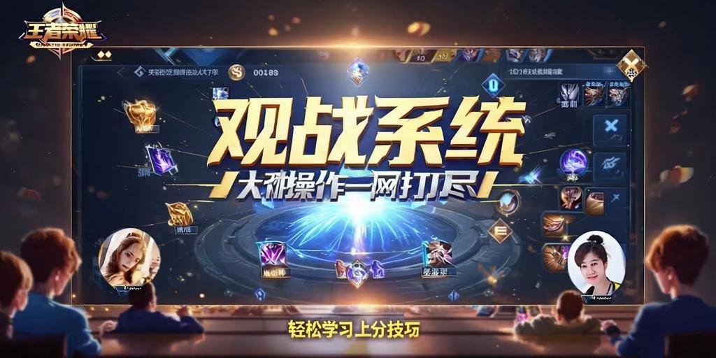 王者荣耀观战系统，大神操作一网打尽，轻松学习上分技巧！ 第1张
